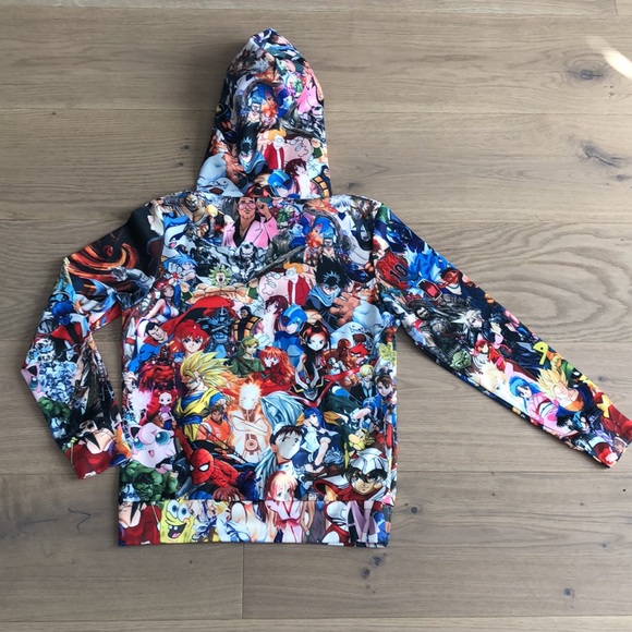 Cartoon/anime mashup sweater - Picture 2 of 3